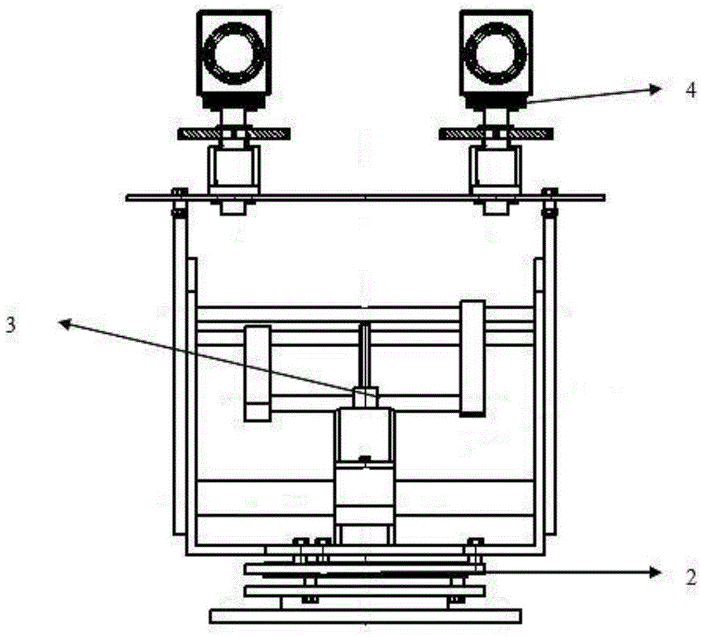 Binocular vision cradle head