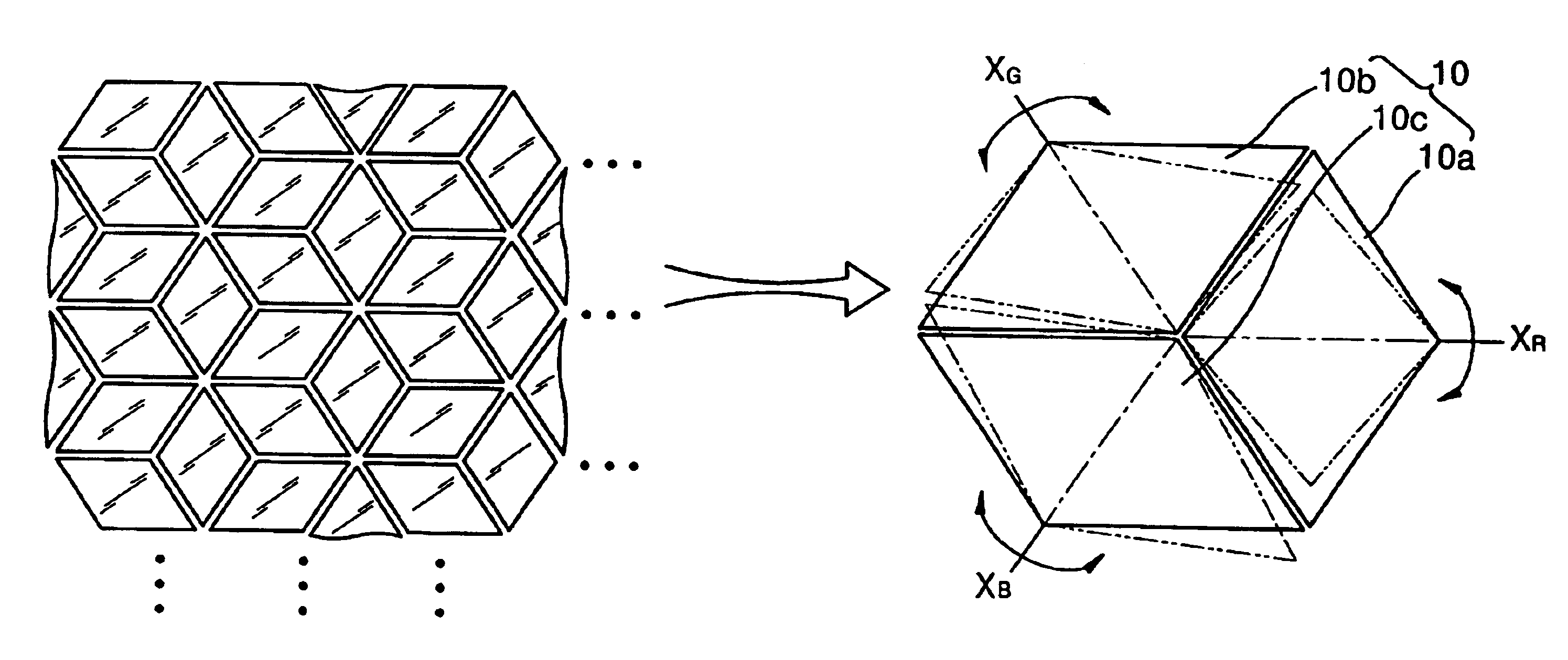 Micro mirror device and projector employing the same