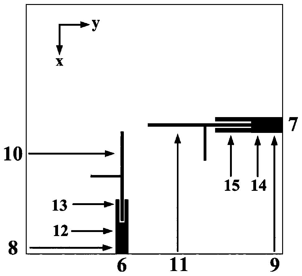 Novel dual-port feed four-frequency-band filtering duplex antenna