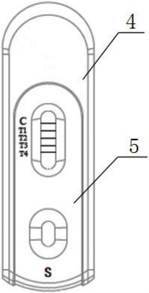 Four-in-one combined detection test paper box and preparation process