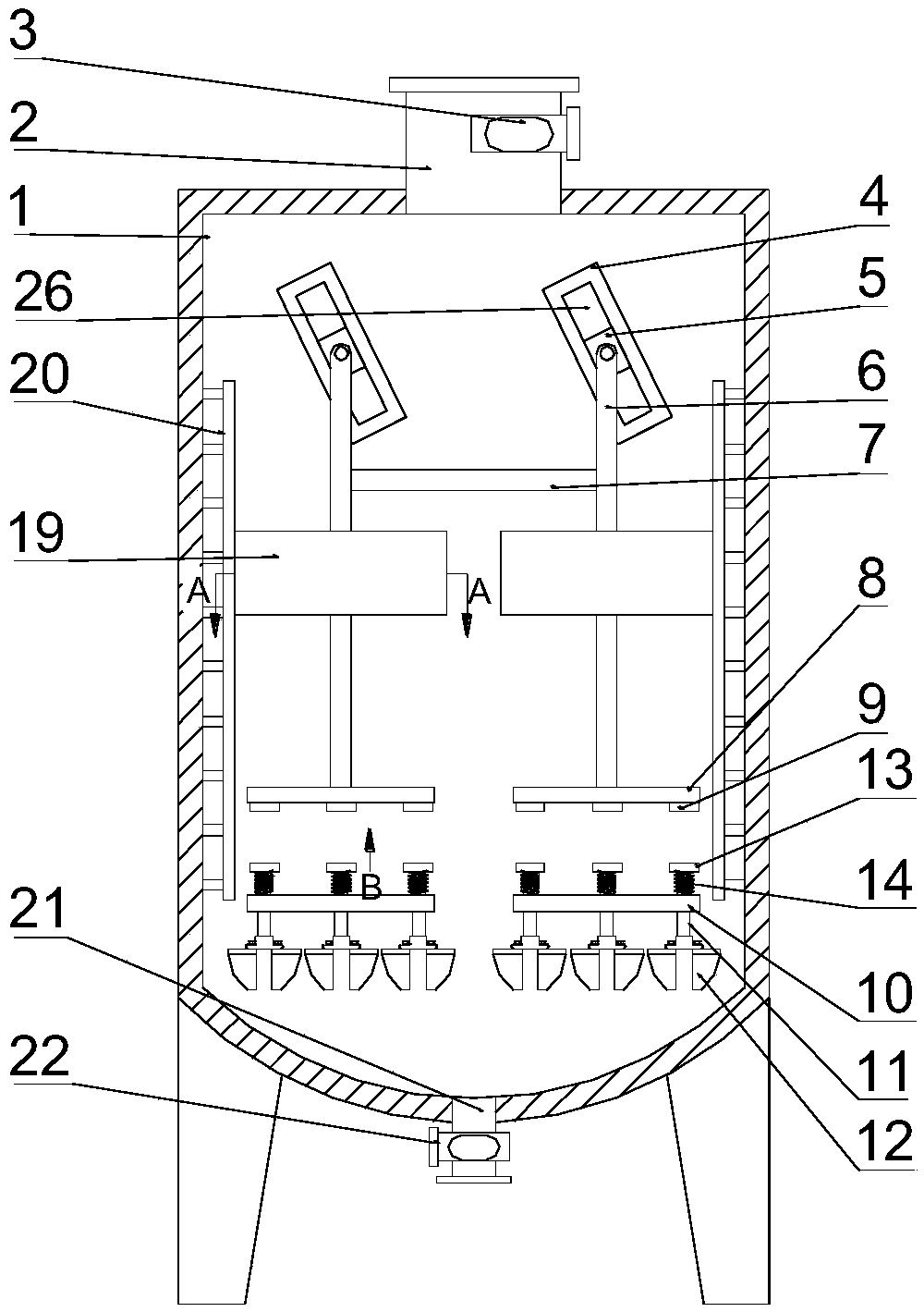 Homogenizer for preparing oil anti-foaming agent for electric power