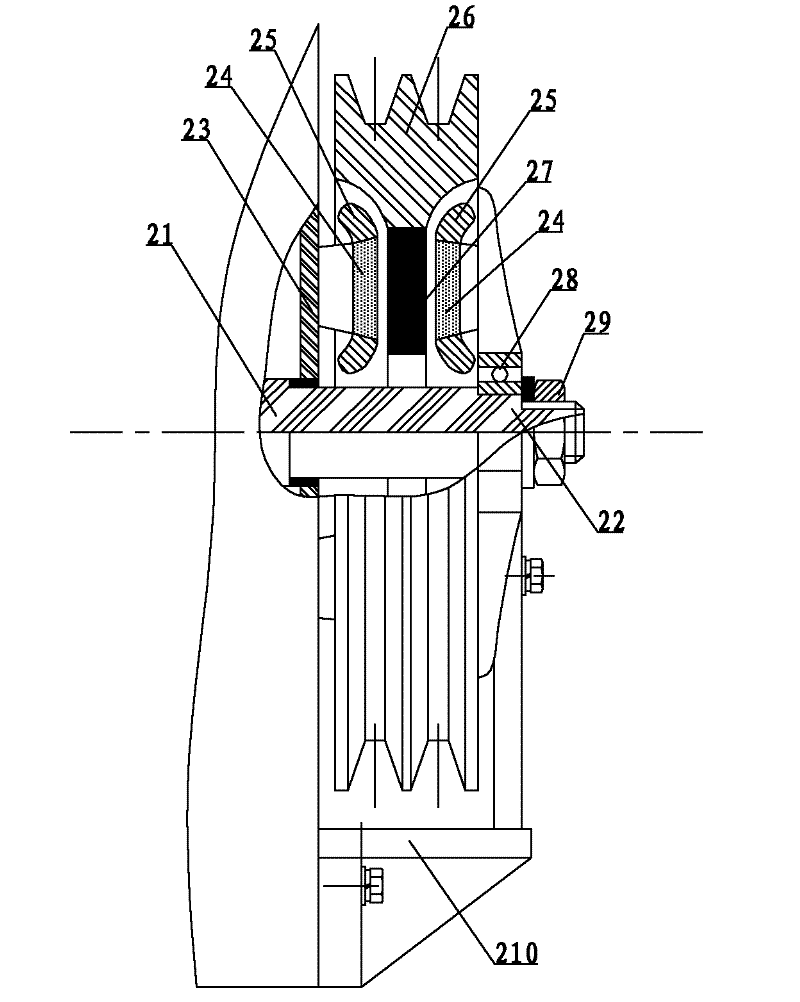 Power generator of motor compressor for automobile air conditioner