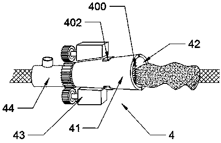 Deicing robot for high-altitude power transmission cable