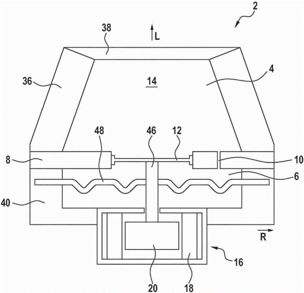 Linear actuator, hydraulic bearing, and motor vehicle with such a hydraulic bearing or linear actuator