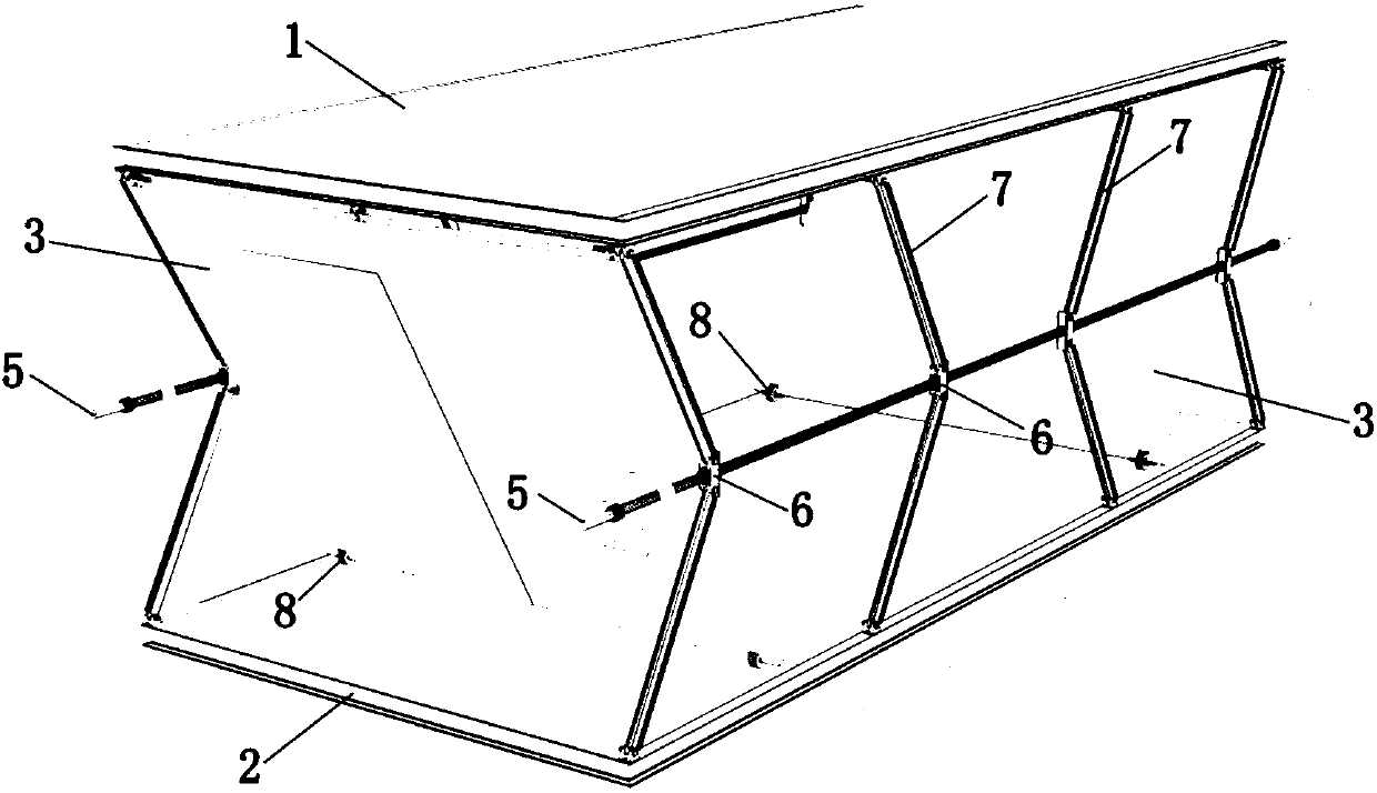 Folding mobile box house