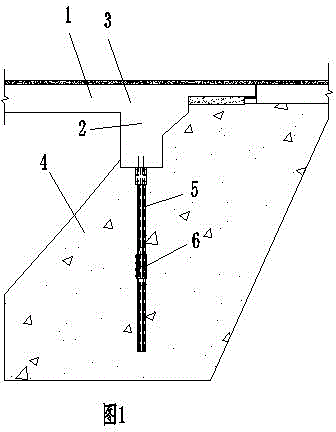 Method for improving integral type bridge abutment sustaining pile stress performance by H-shaped concrete pile