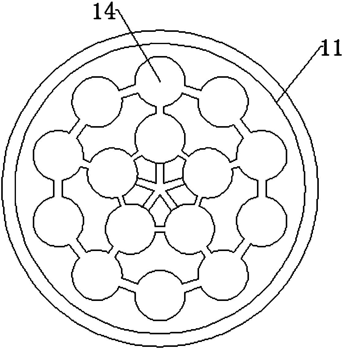 Device for making egg cake