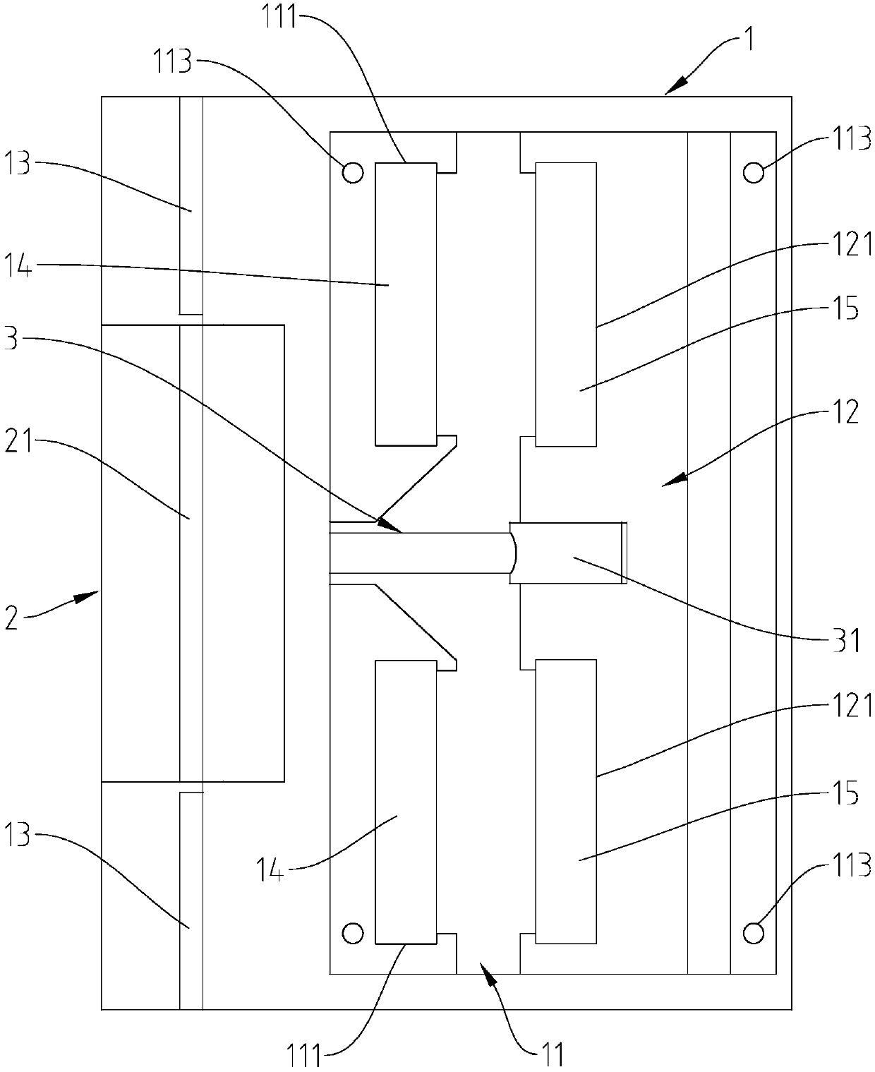 Magnetic-repulsion type hinge device