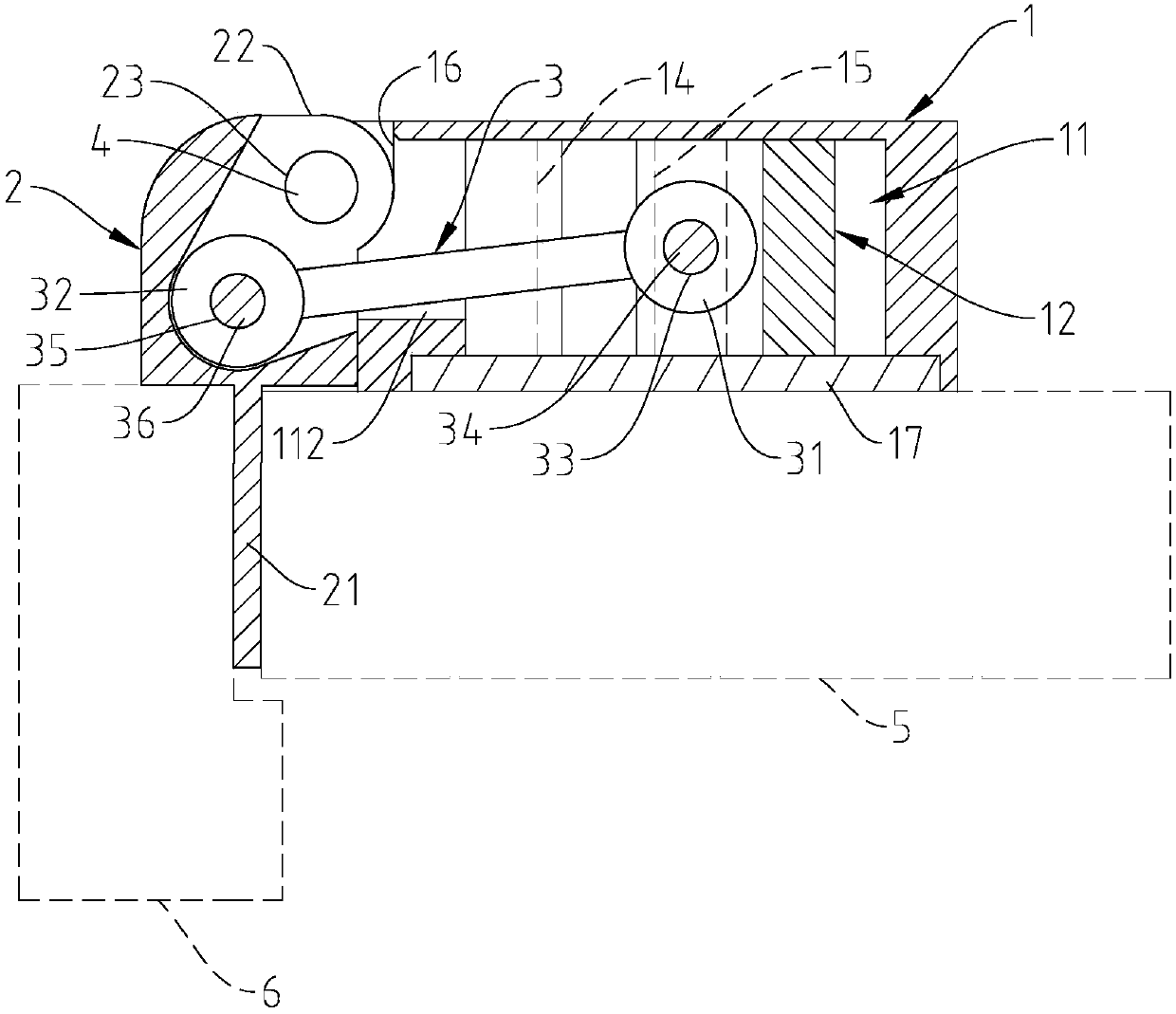 Magnetic-repulsion type hinge device