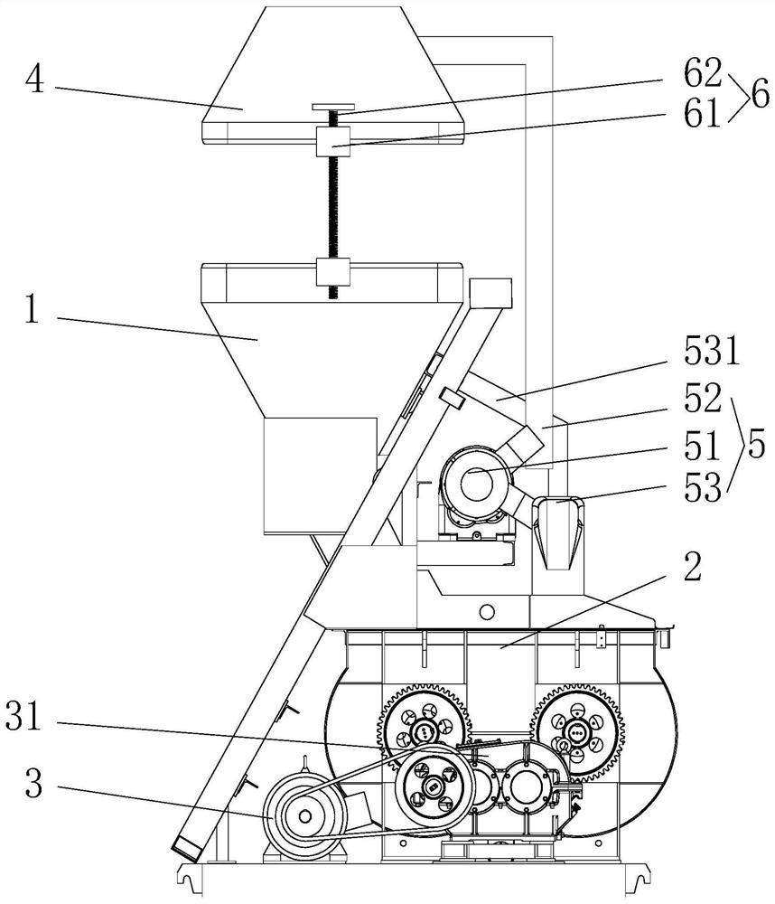 Concrete stirring and mixing equipment