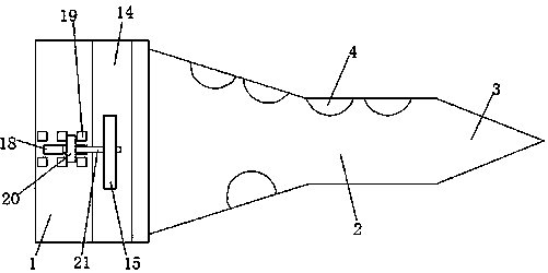 Milling and drilling special machine tool apron capable of achieving rapid and stable installation