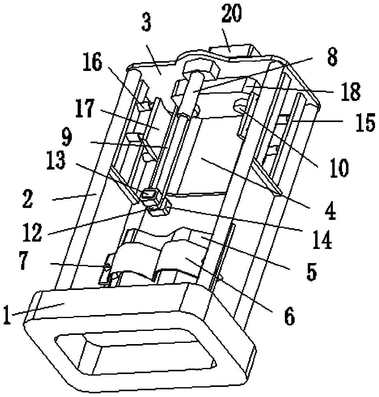 Human stomach interior 3D contour reconstruction instrument