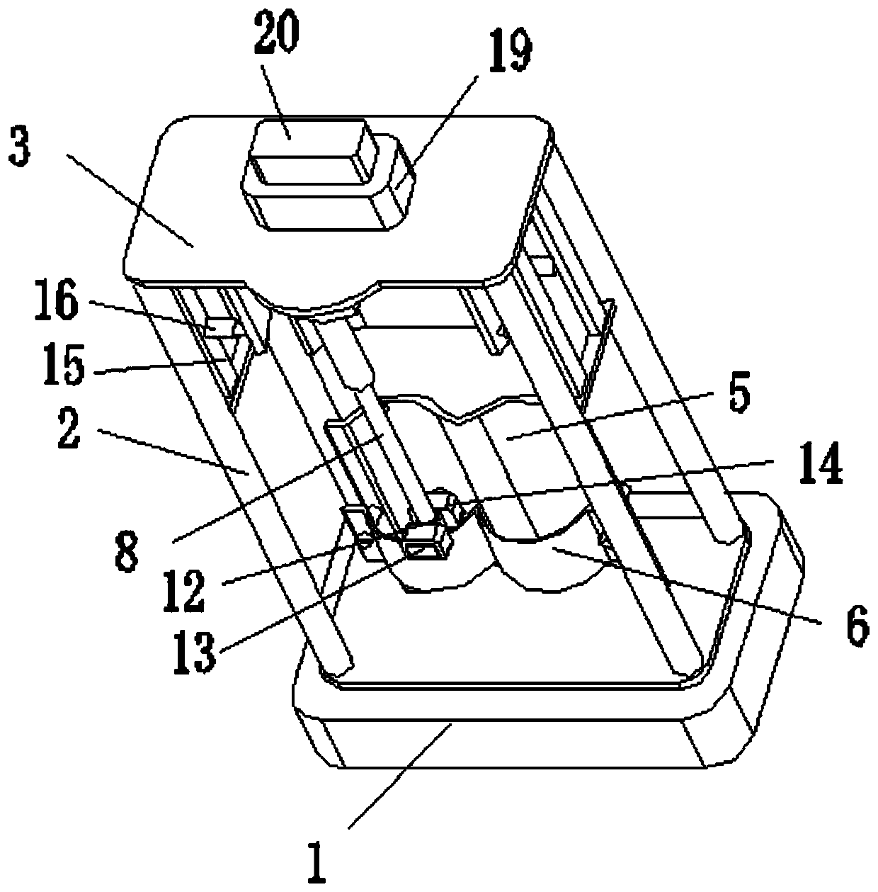 Human stomach interior 3D contour reconstruction instrument