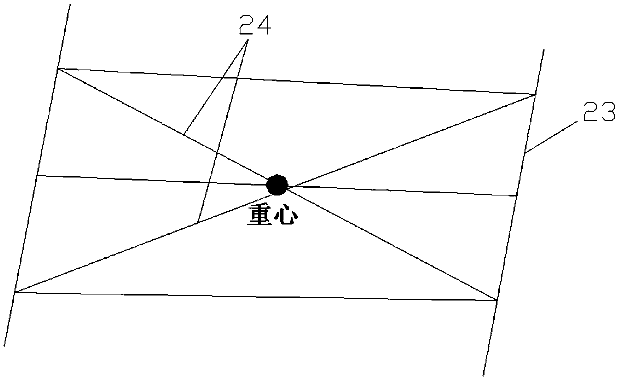 Anti-deformation structure and hoisting method for hoisting hyperbolic grid structure