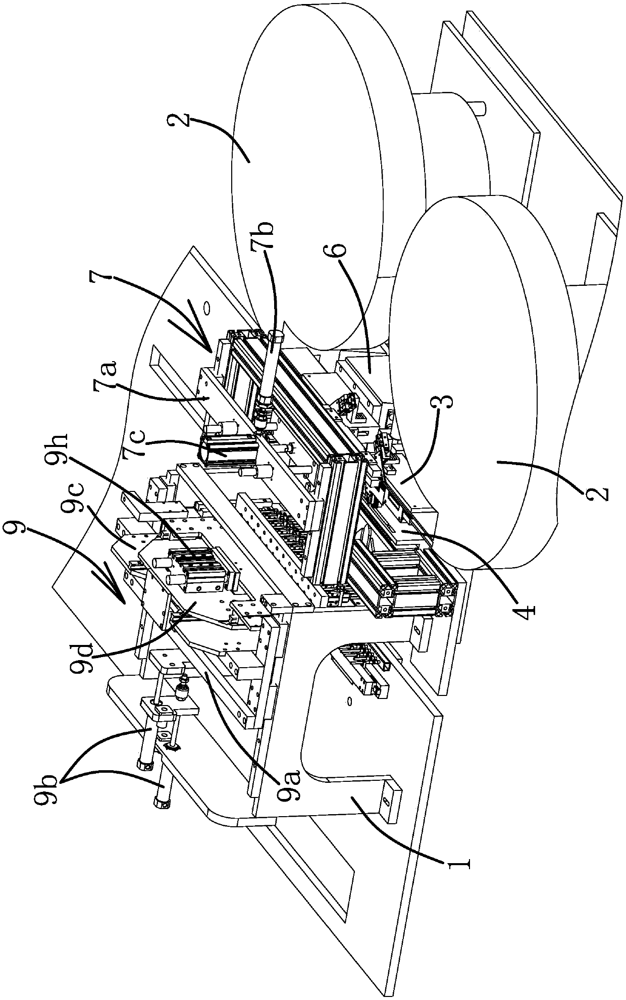 Automatic feeding mechanism of medical instrument