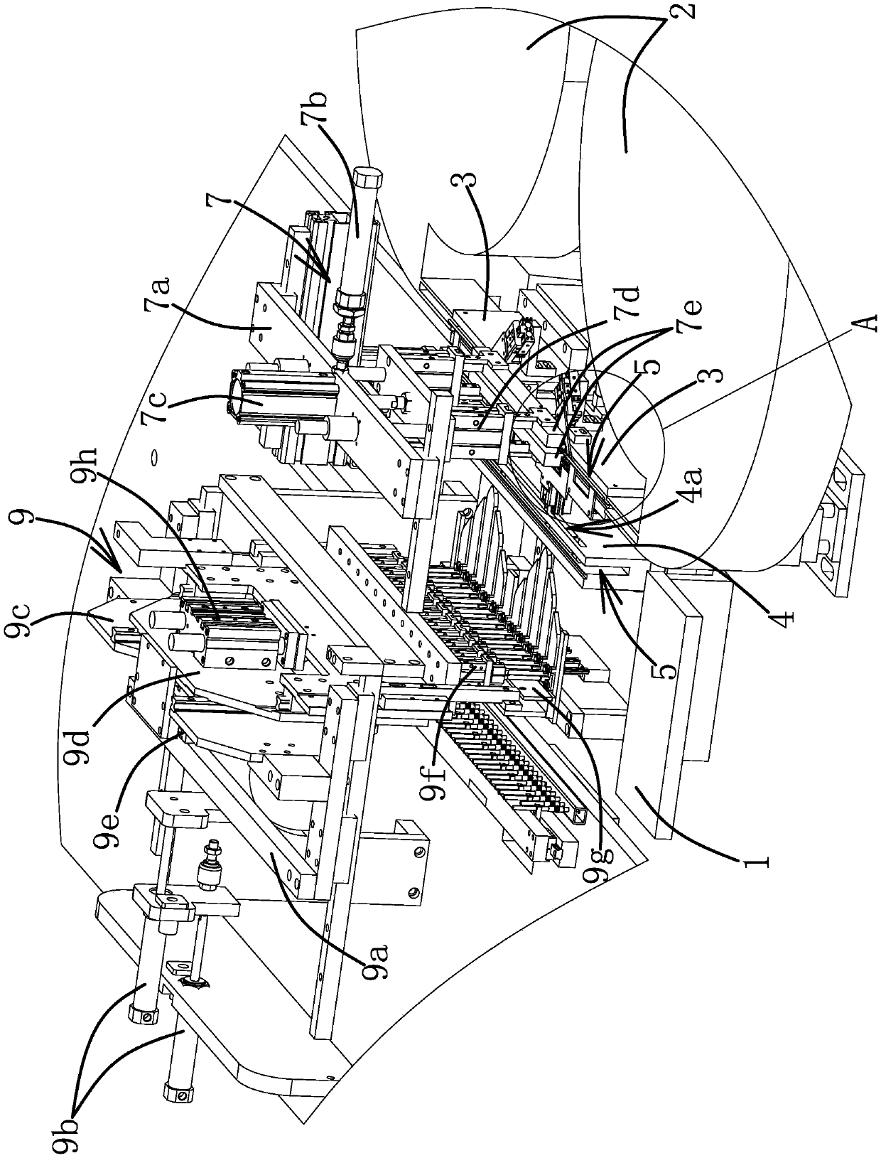 Automatic feeding mechanism of medical instrument