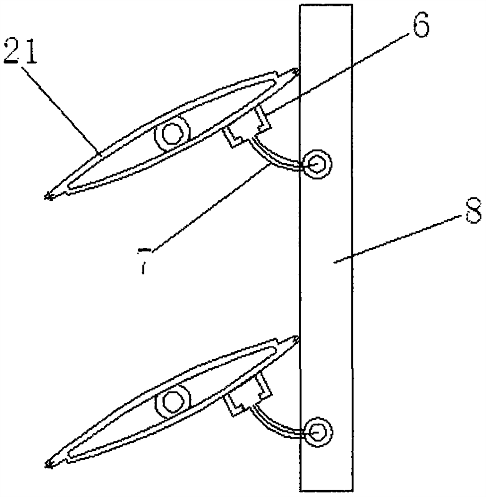 Ultra-thin positive pressure blowing valve structure