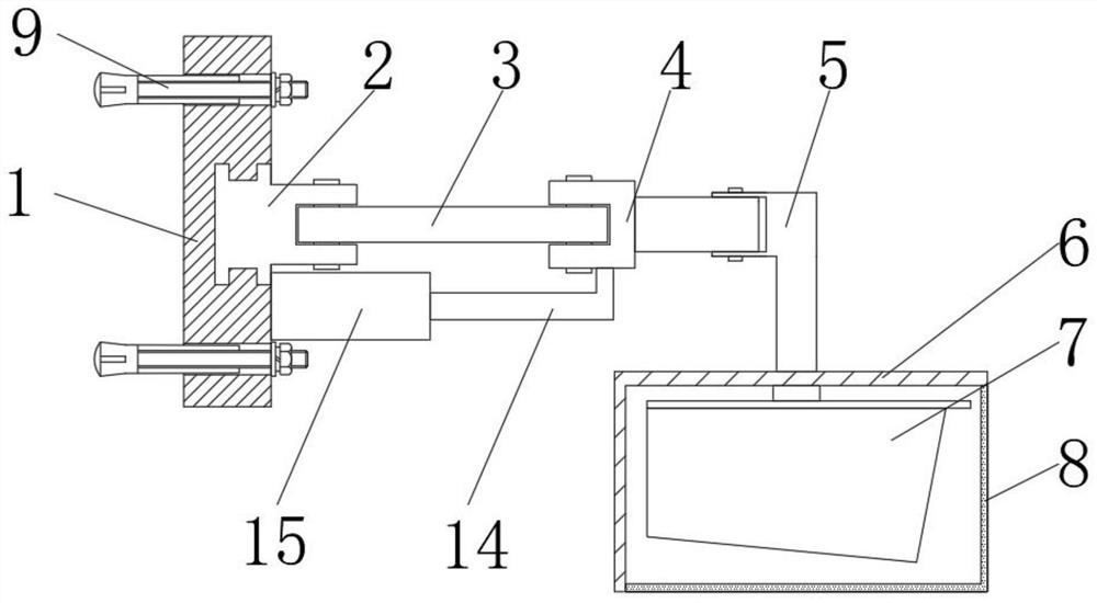 Security and protection device for underground parking lot