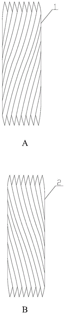 A split-type multi-layer arterial bare stent