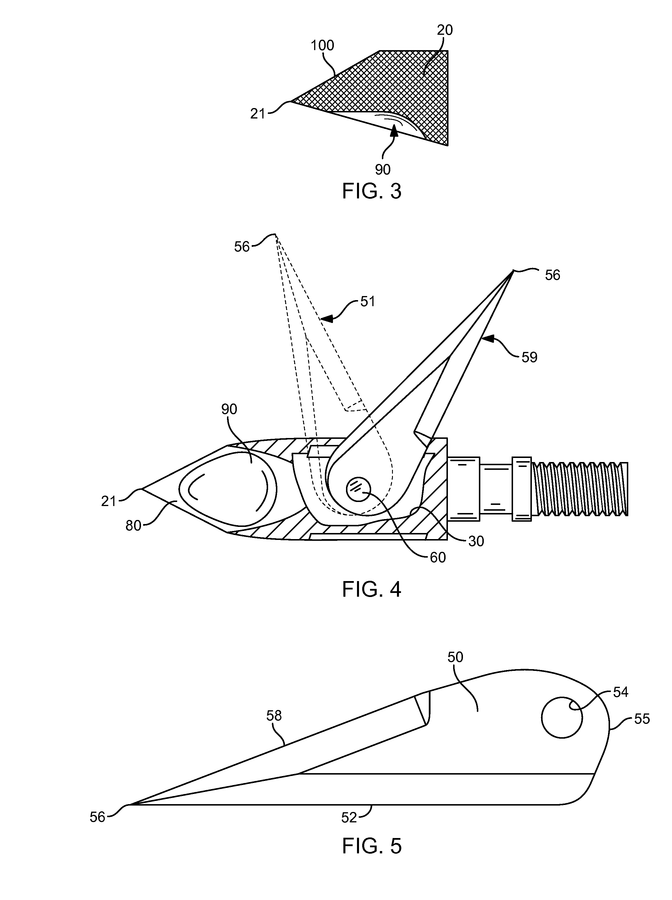 Pivoting-blade deep-penetration arrowhead