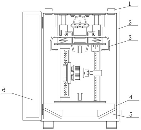 Wood polishing device for furniture production