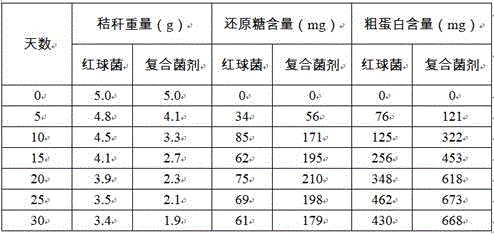 Composite microbial agent capable of degrading agricultural wastes