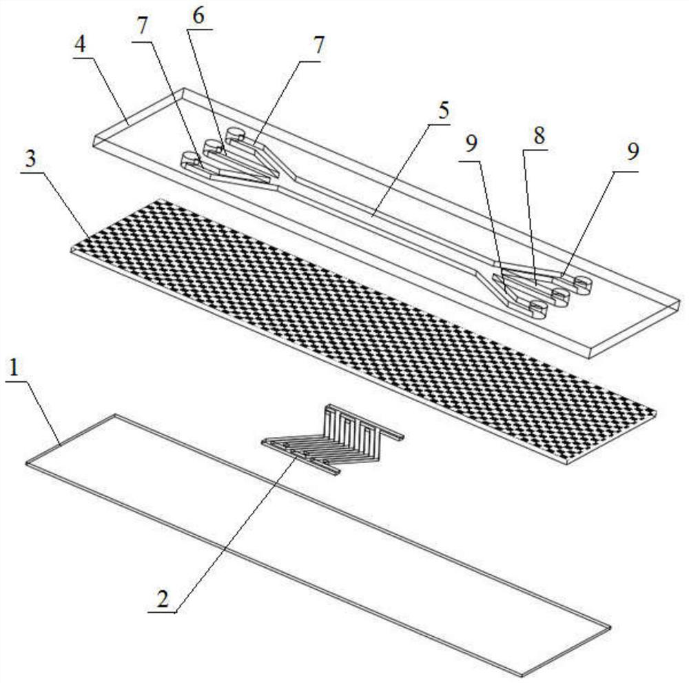 A large-throughput cell acoustic sorting chip