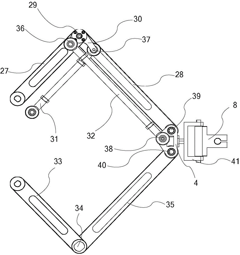 Bi-plane parallel mechanism capable of achieving plane two-dimensional positioning and spatial two-dimensional orientation