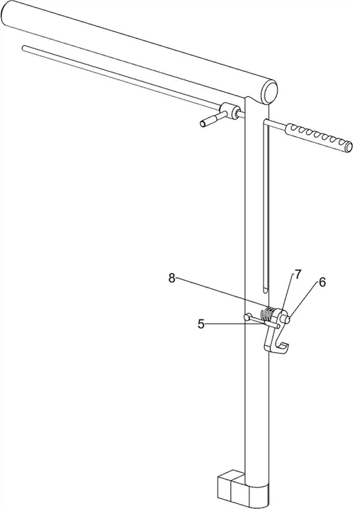 A garden shrub side trimming device