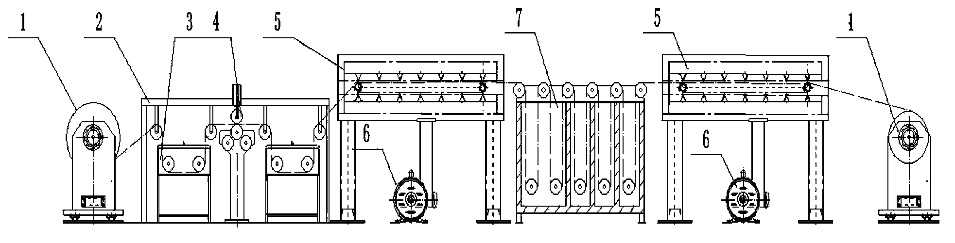 Preparation device of composite separation membrane