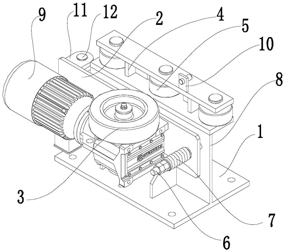 Mold table positioning method on prefabricated parts production line