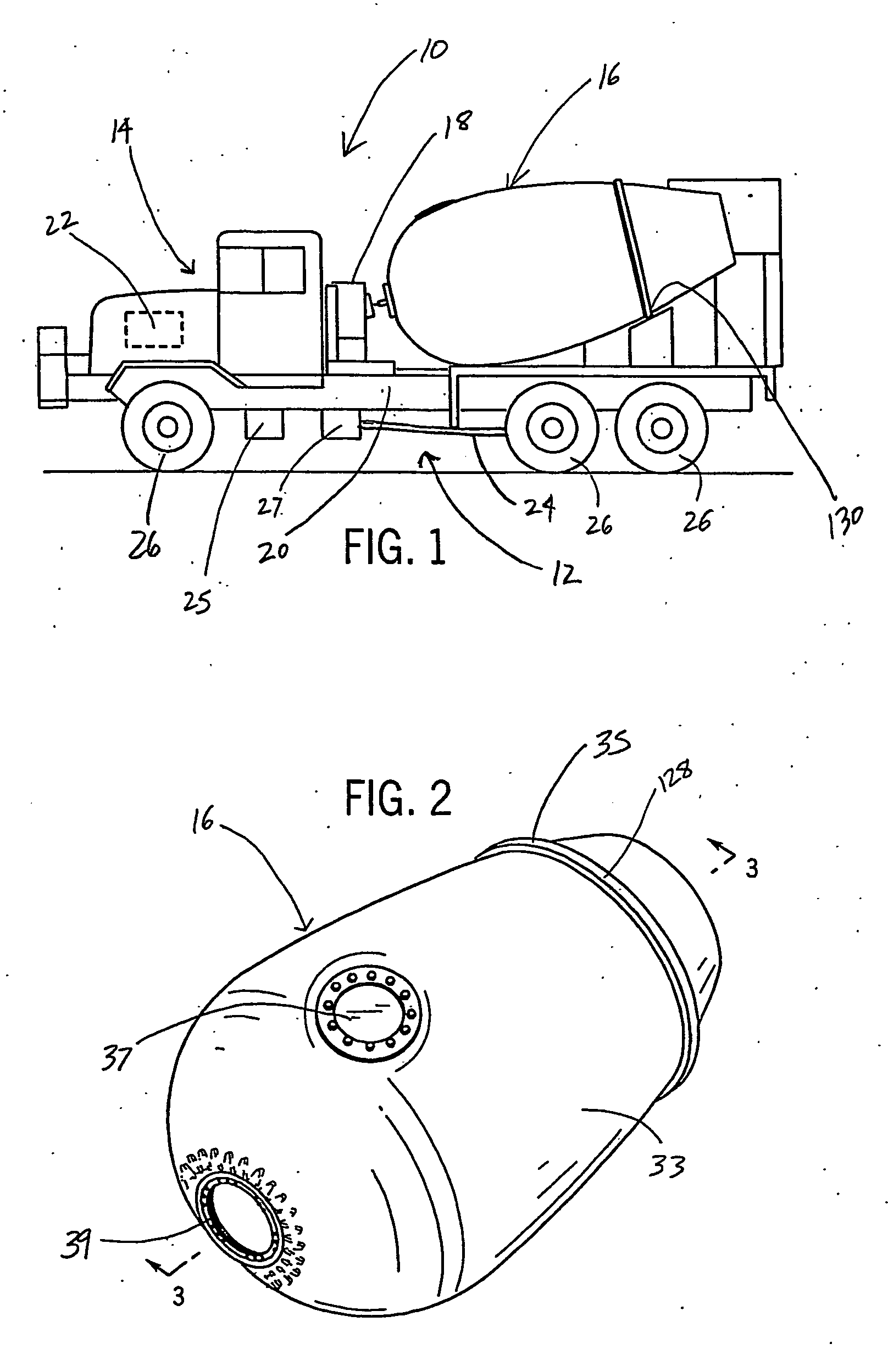 Mixing drum hatch