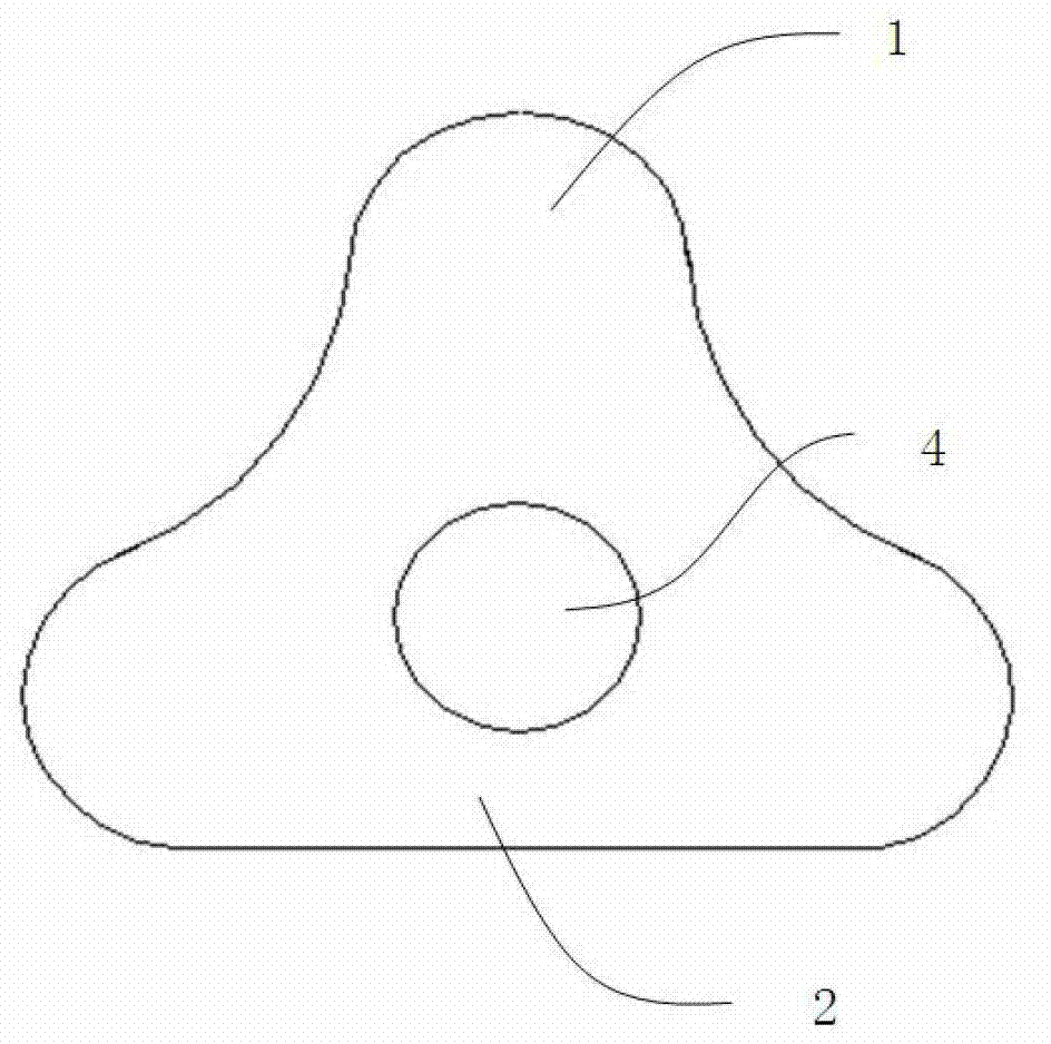 Anti-skid ecological building block and application thereof