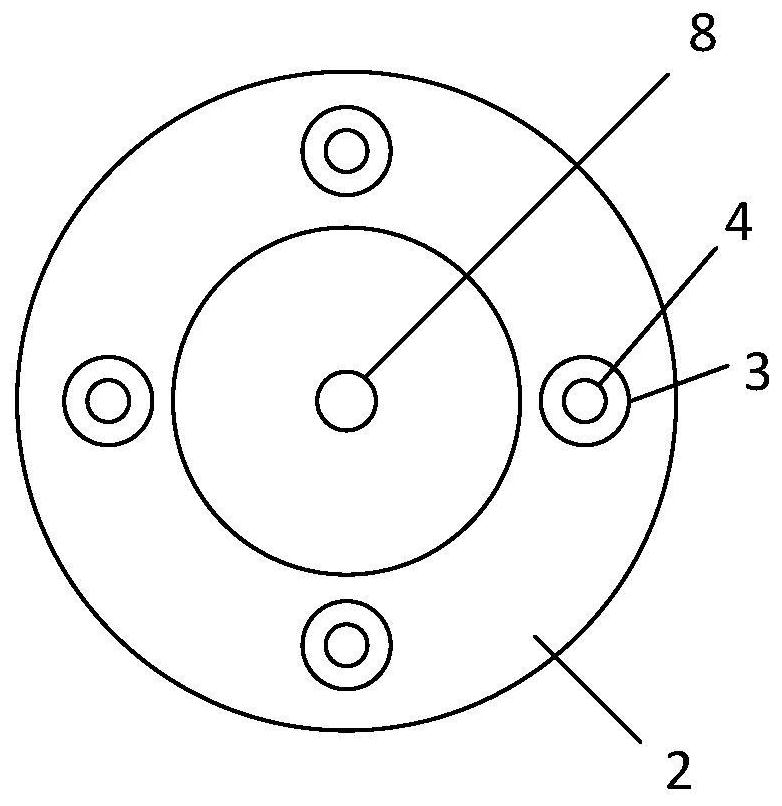 Single-recoil counter-blowing arc extinguishing device