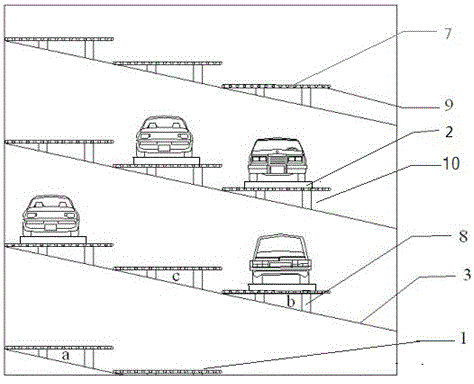 Energy-saving three-dimensional parking system