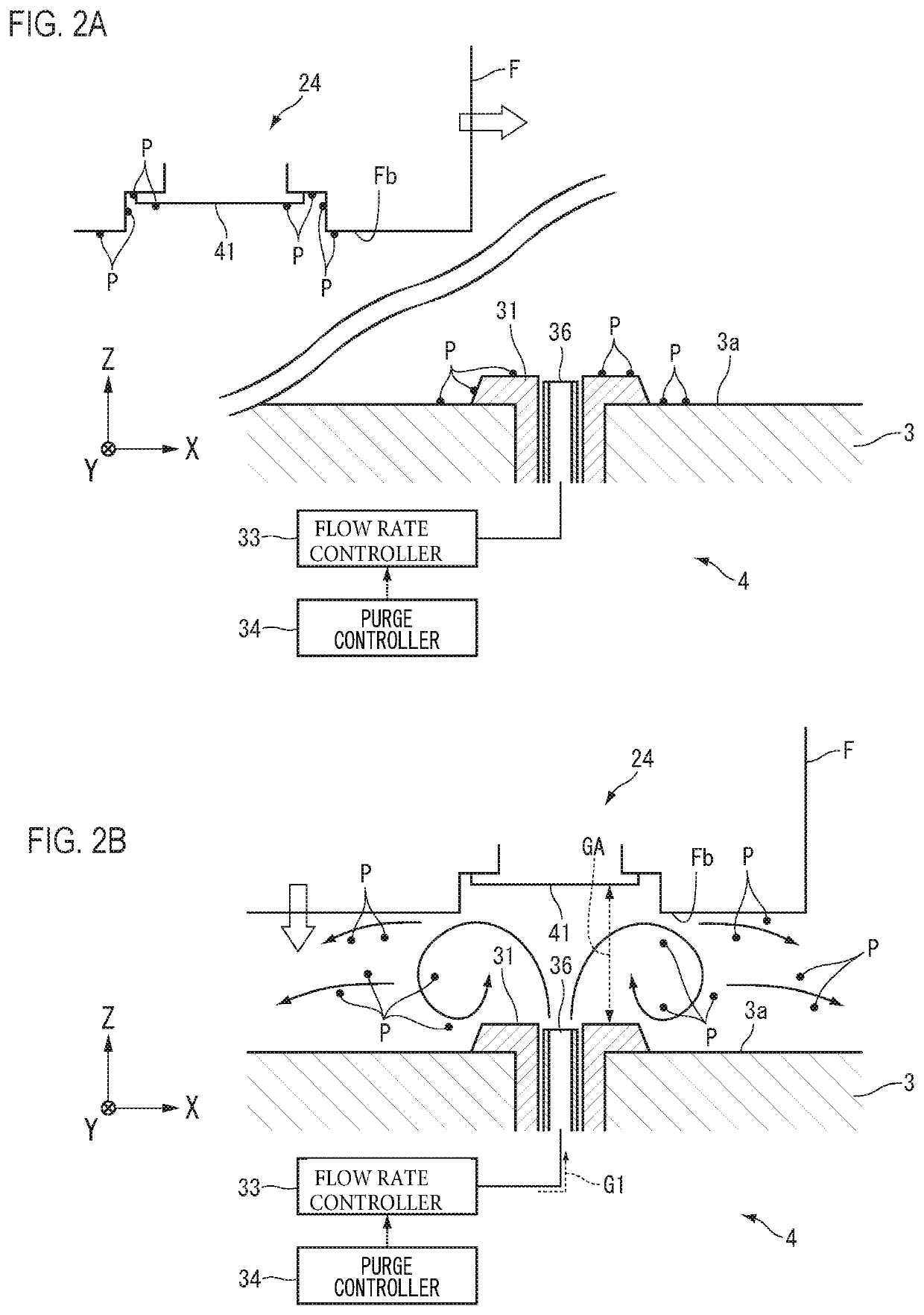 Purge device, purge stocker, and cleaning method