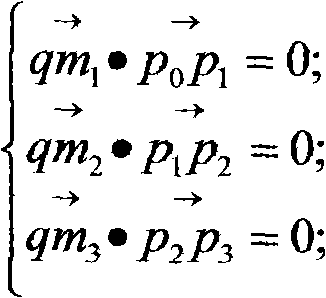 Method for correcting colour of colour difference meter by utilizing tetrahedron interpolation method