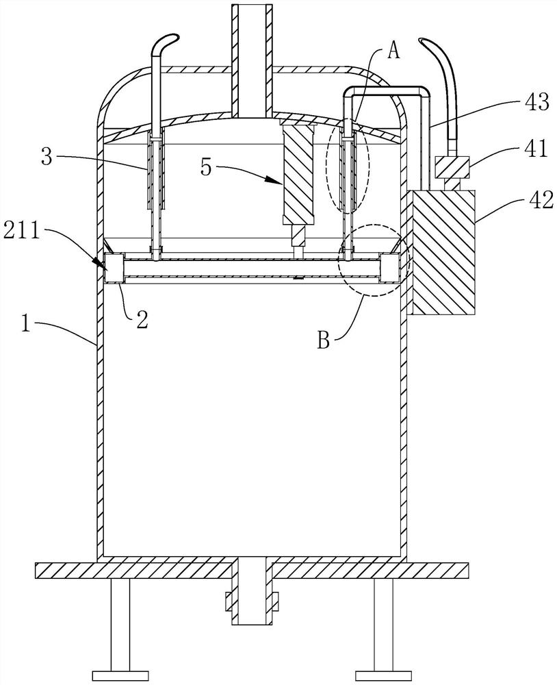 Esterification tower for butyl acetate production