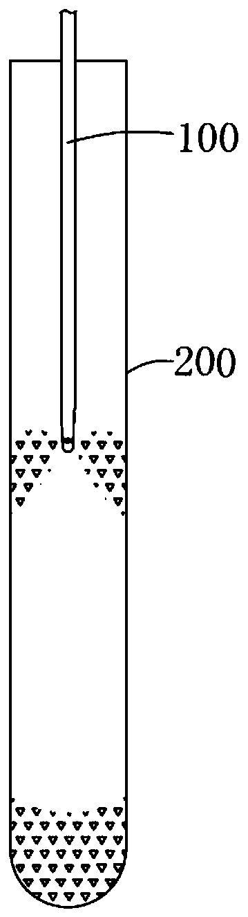 Sample tube cleaning device and solid-phase extraction equipment