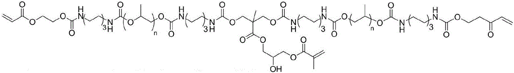 A kind of uv photocuring type elastic self-repair brightening coating composition