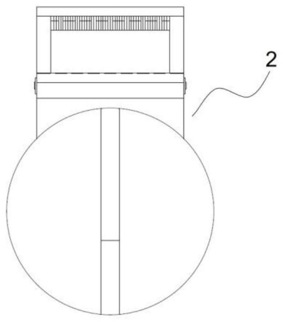 A downstream pipeline backwater alarm non-return drainage system and non-return drainage method