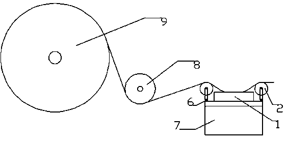 Crease-resist cloth rolling machine