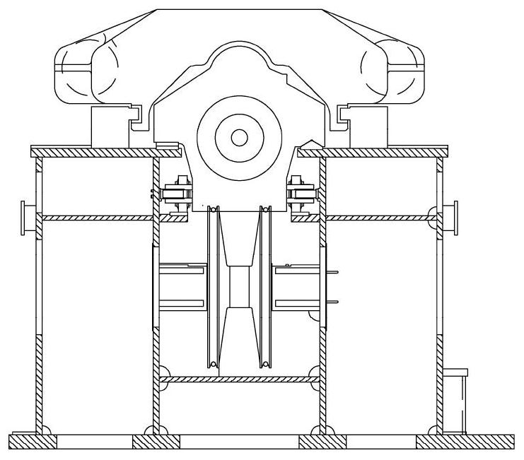 Control system of ejector trolley mechanism