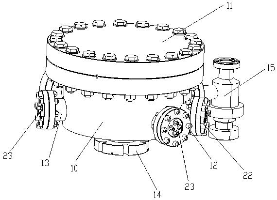 Ultralow-temperature vacuum multi-channel combined type dewar