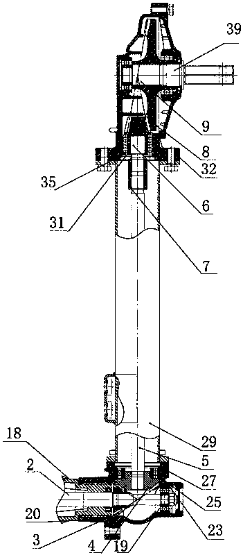 Travelling transmission mechanism of rice transplanter