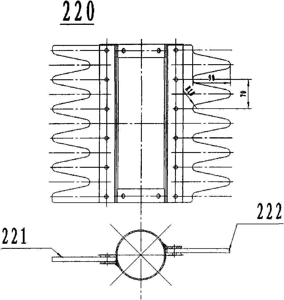 Integral rod type sugarcane combined harvester