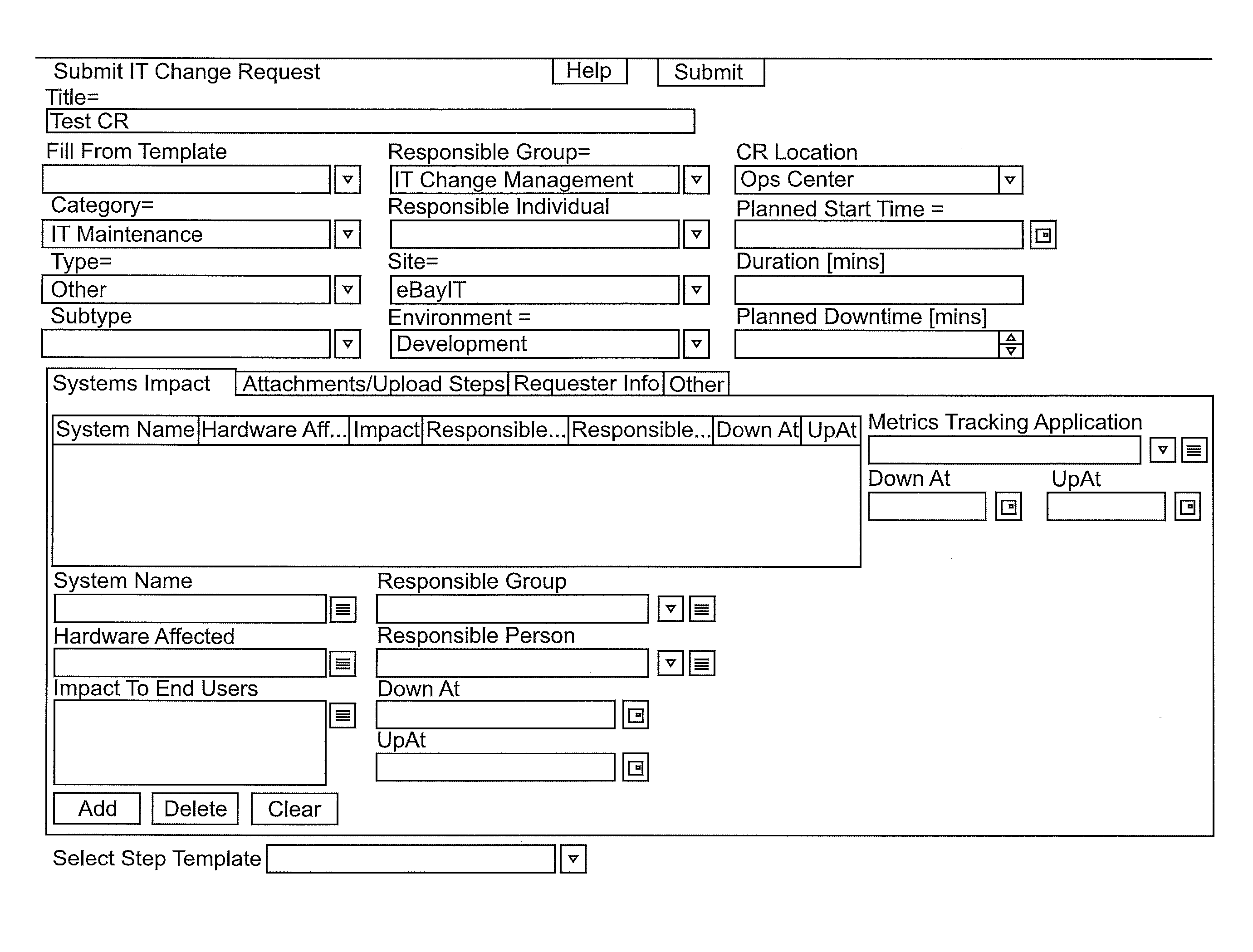 Change management automation tool