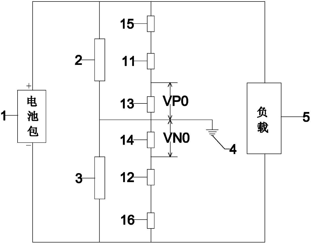 Battery insulation detection circuit and control method thereof