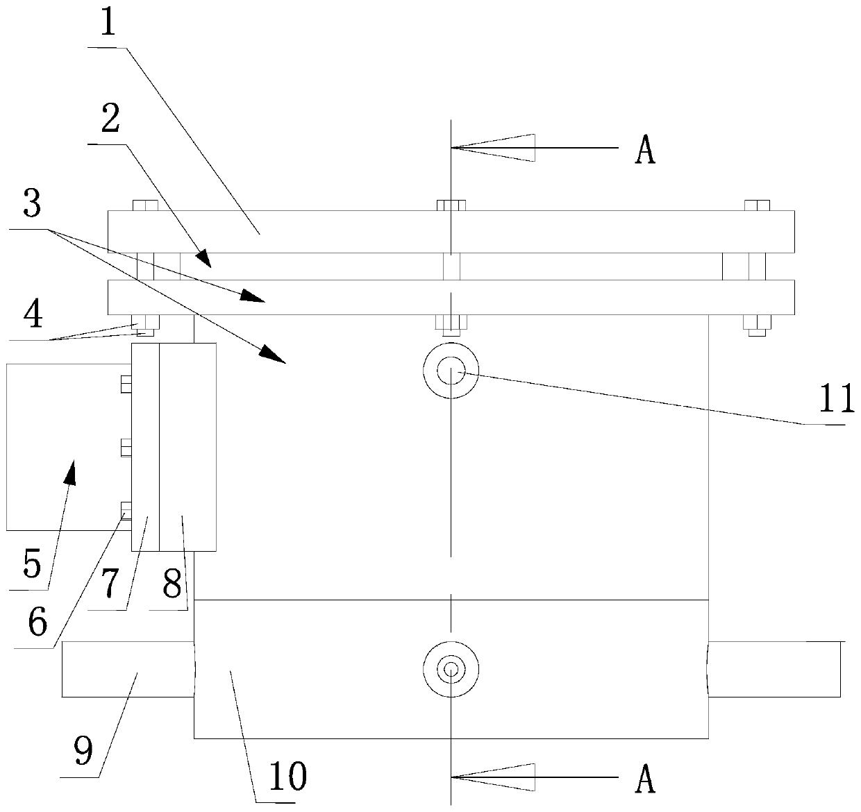 Crystallizer for copper alloy electromagnetic continuous casting