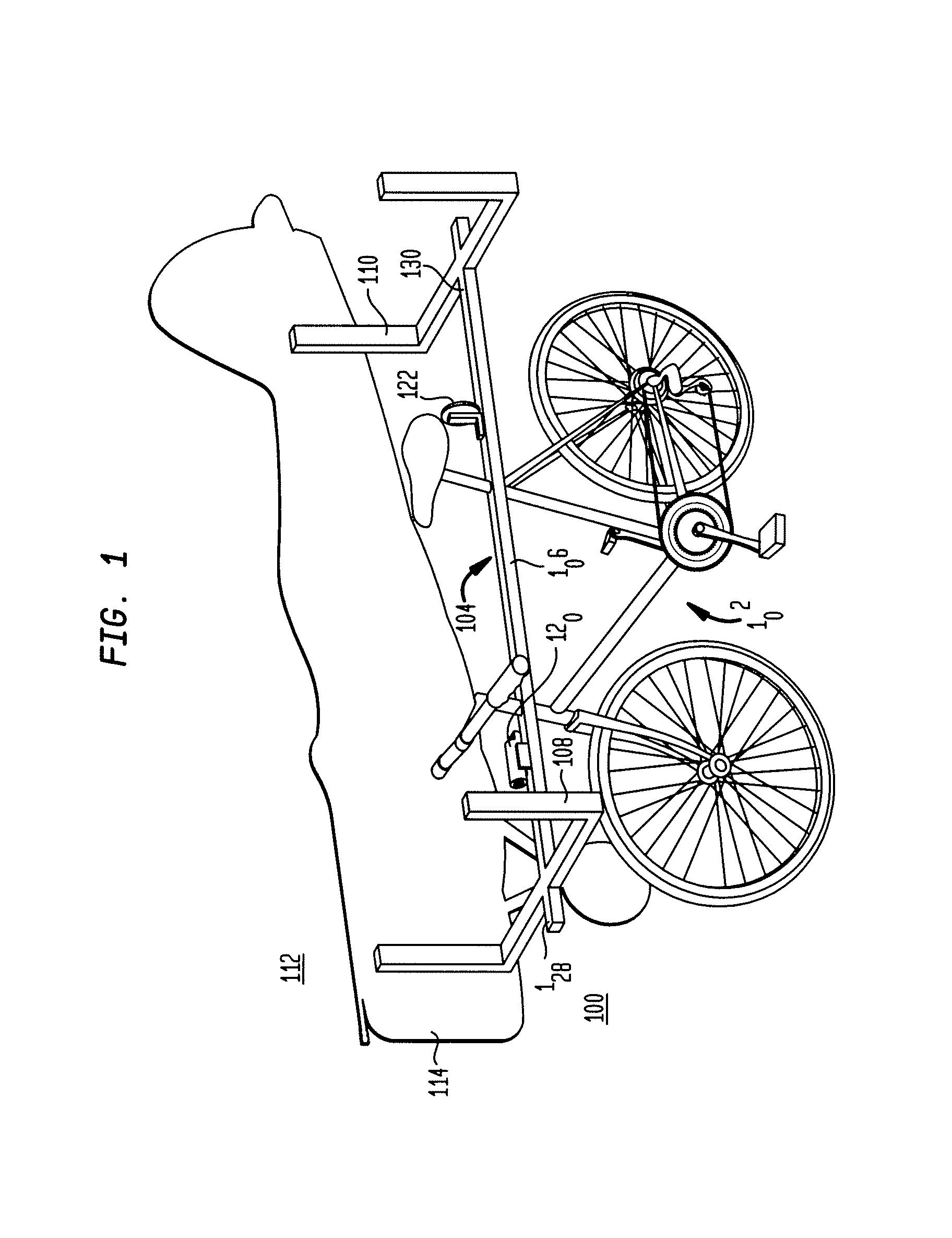 Bicycle combat simulator